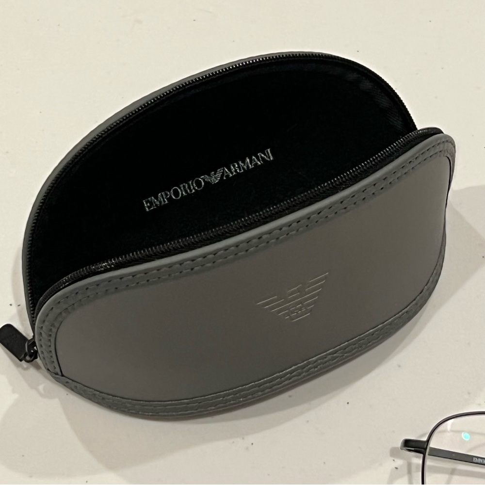 Emporio Armani Mens Aviator Style Eyeglasses - Picture 9 of 16